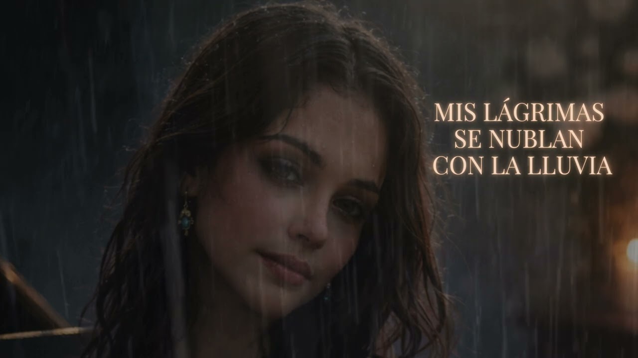 Mis lágrimas se nublan con la lluvia !