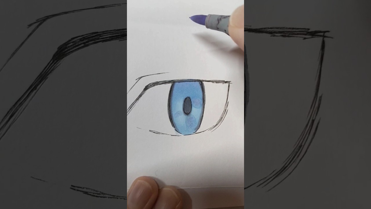 [東京リベンジャーズ]松野千冬くんの目を描いてみたよ【お茶助🍵🐾】