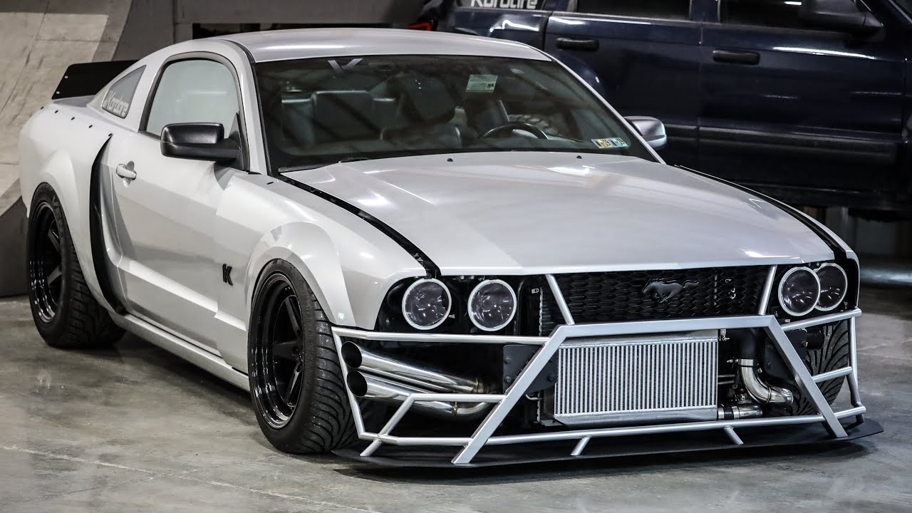 EXO Bumper Rebuild and SPLITTER Install | Turbo Mustang