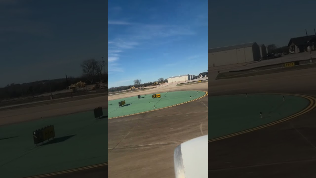 AA b737 takeoff Austin for Charlottes 