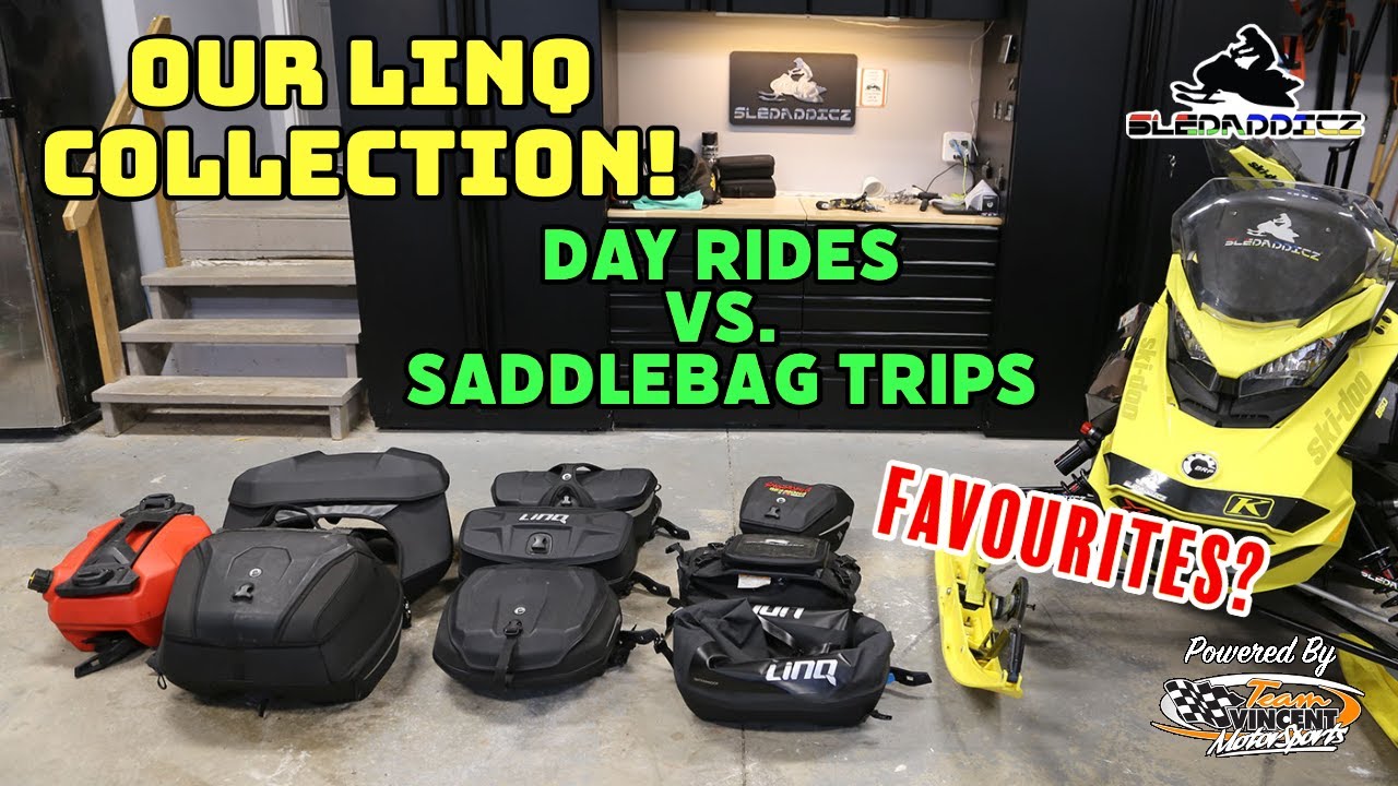 Our Entire Ski-Doo LinQ Collection | Best Bags for Day Rides and Saddlebag Trips | We have them all!