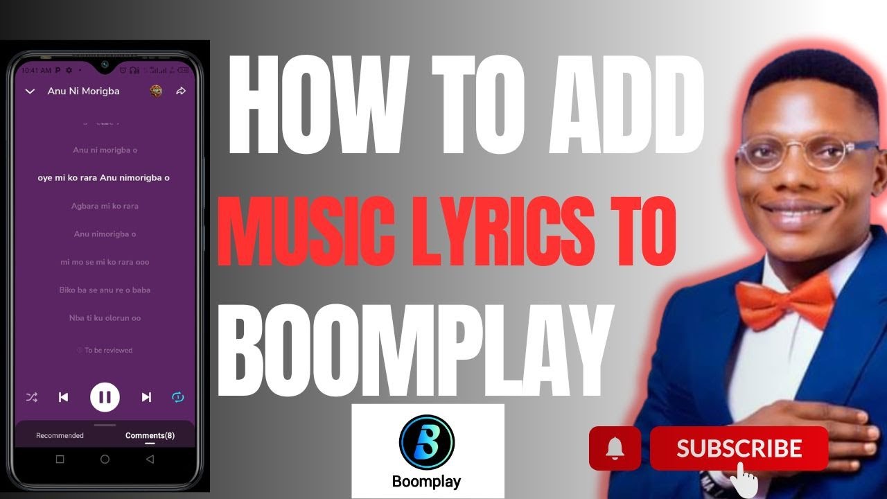 HOW TO ADD SONGS LYRICS TO BOOMPLAY