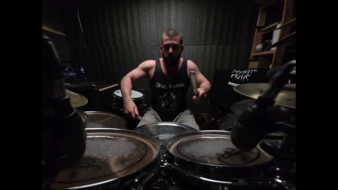Blastbeat and Heel toe practice no metronome 