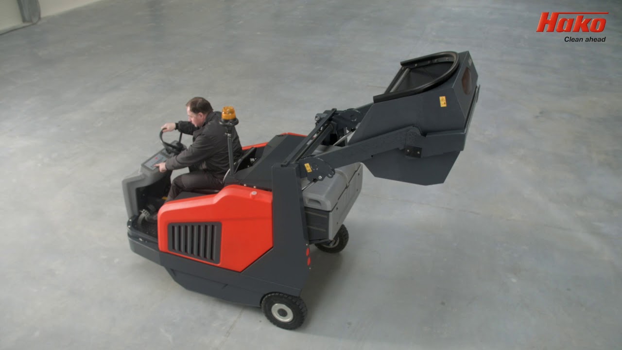 Hako Sweepmaster B1500 RH instructie video (Nederlands)