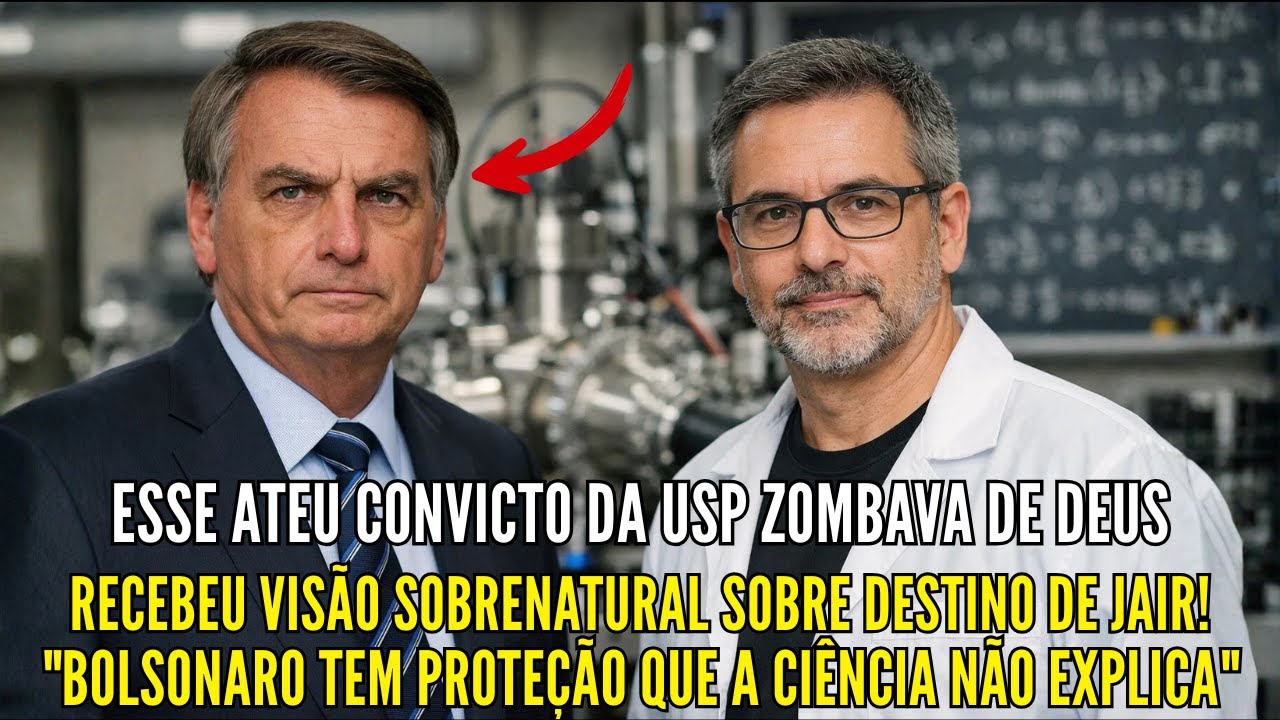 TESTEMUNHO: ATEU CONVICTO da USP Teve VISÃO SOBRENATURAL! Viu 3 EVENTOS ANTES da LIBERTAÇÃO de JAIR!