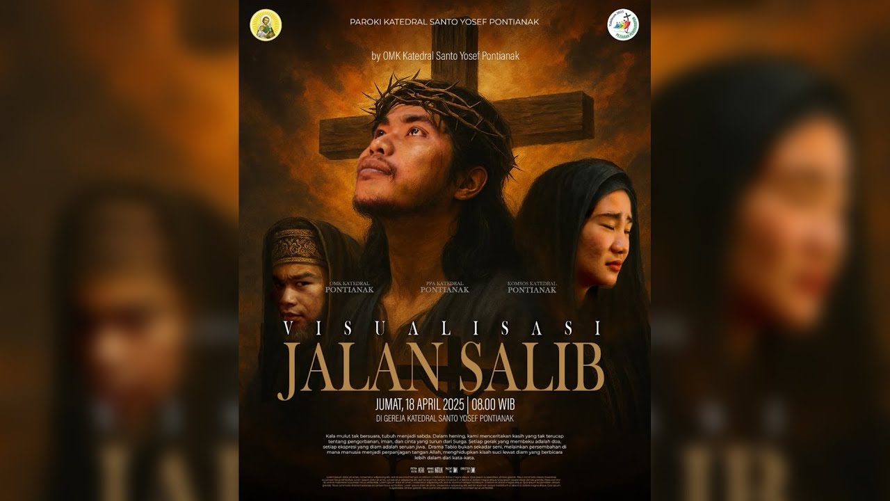 VISUALISASI JALAN SALIB GEREJA KATEDRAL SANTO YOSEF PONTIANAK