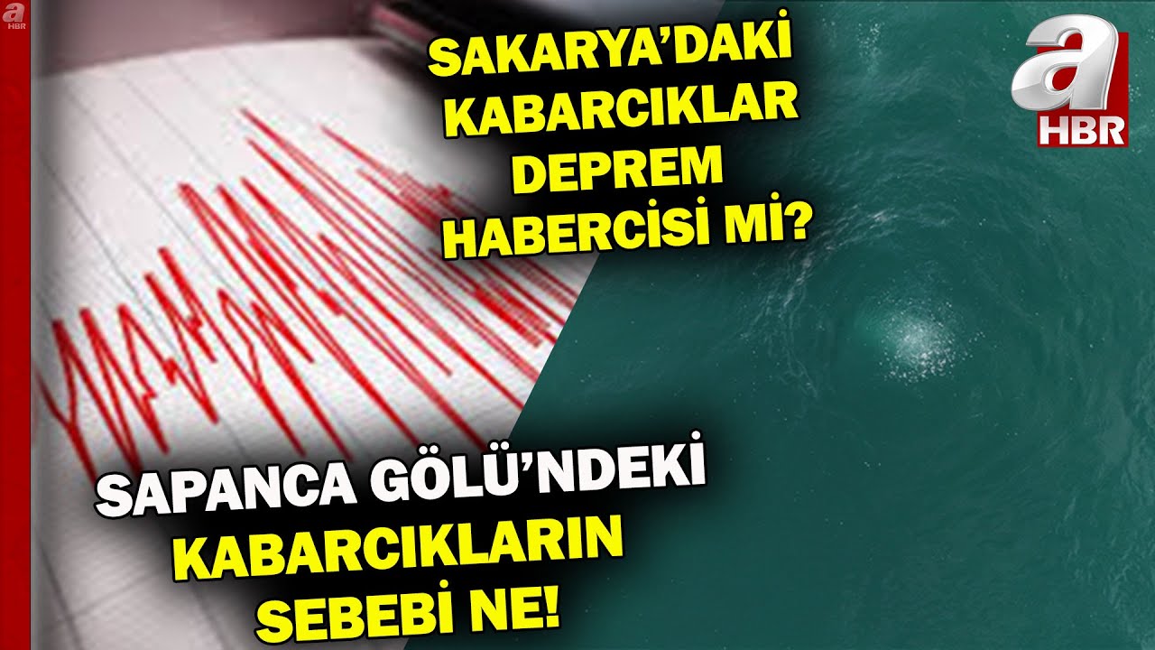 Sakarya'daki Kabarcıklar Deprem Habercisi Mi? | A Haber