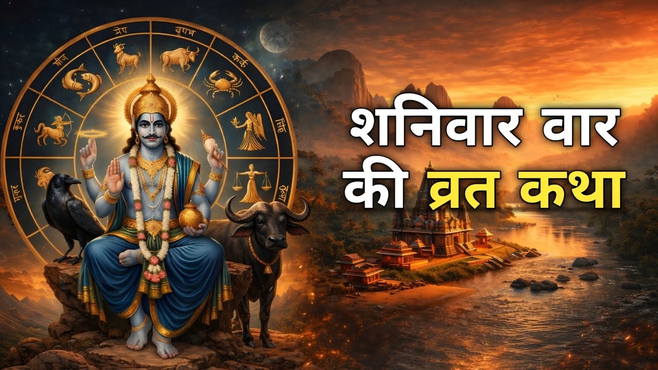 शनिदेव की कृपा प्राप्त करने के लिए शनिवार को ये कथा अवश्य सुन||शनिवार वार की व्रत कथा
