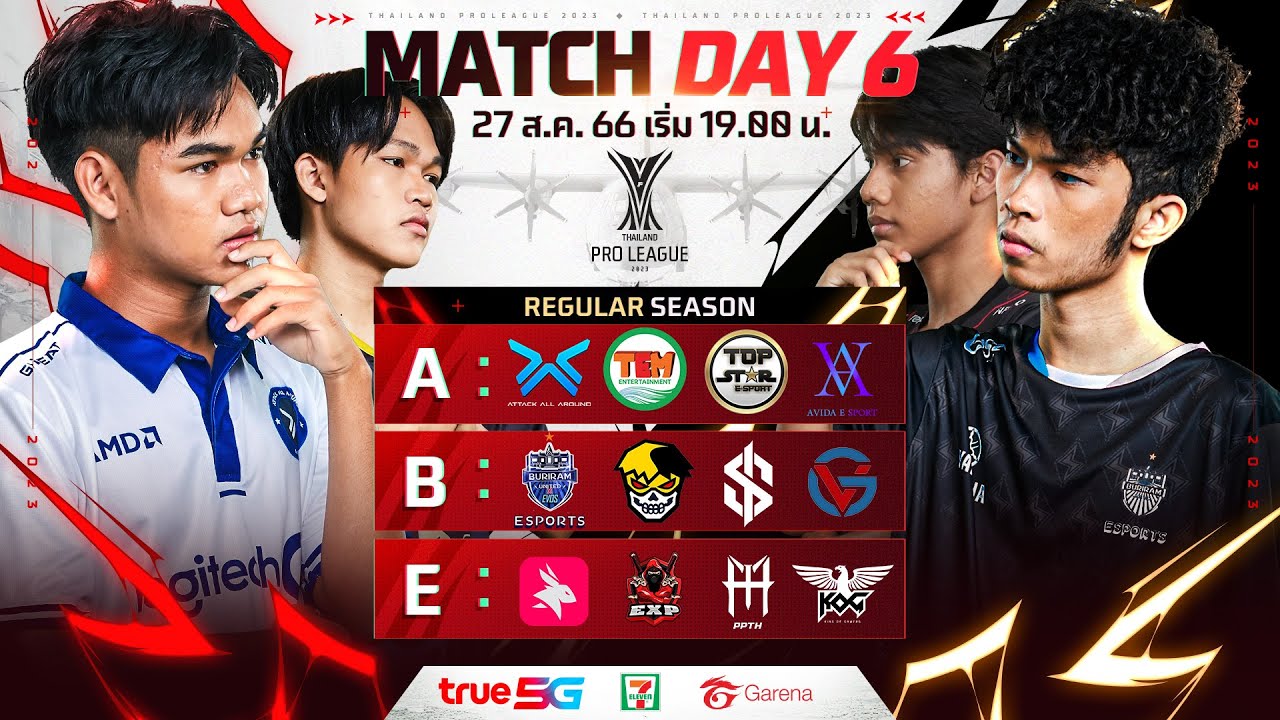 🔴ᴸᶦᵛᵉ Free Fire Thailand Pro League 2023 - Regular Season Day 6