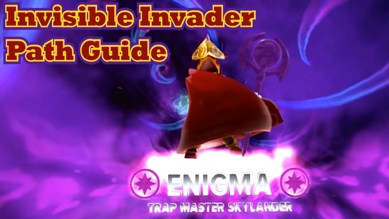 Skylanders Trap Team - Enigma - Invisible Invader Path Guide