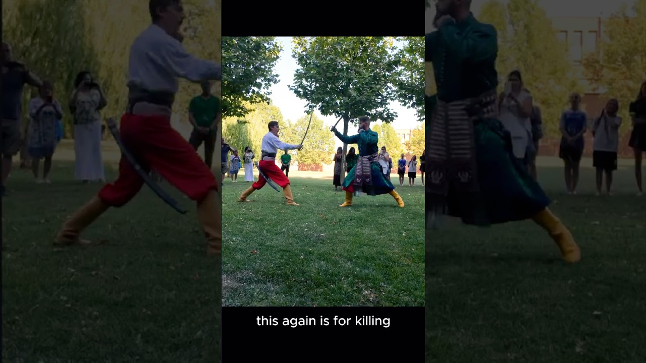 🔥 Polska szabla i palcat na konferencji w Hiszpanii | #shorts #szabla #palcat #imacsss #martialarts