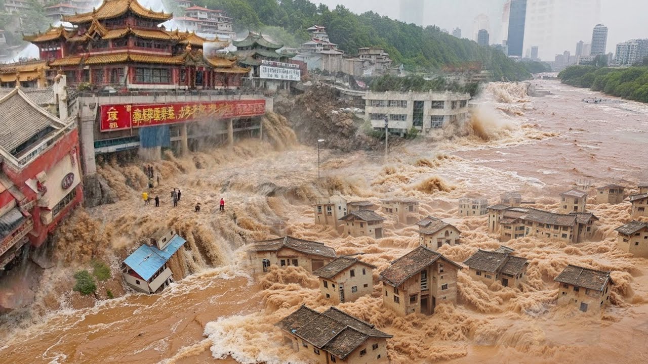 China’s Capital Beijing Hit by Mega Flooding Again — Lives Disrupted, Evacuations Underway