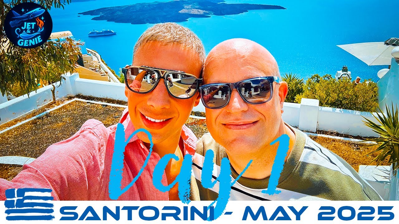 Santorini Travel Vlog | Staying at Remezzo Villas Imerovigli + Mama Thira Restaurant Review
