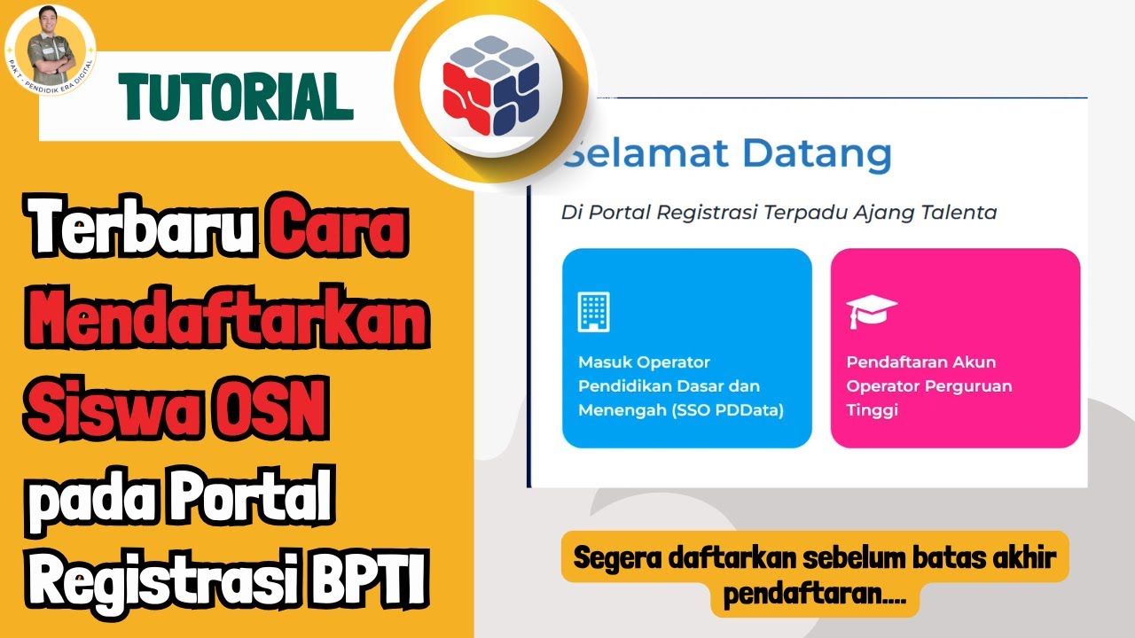 Cara Mendaftarkan Peserta OSN pada Portal BPTI Terbaru 2026