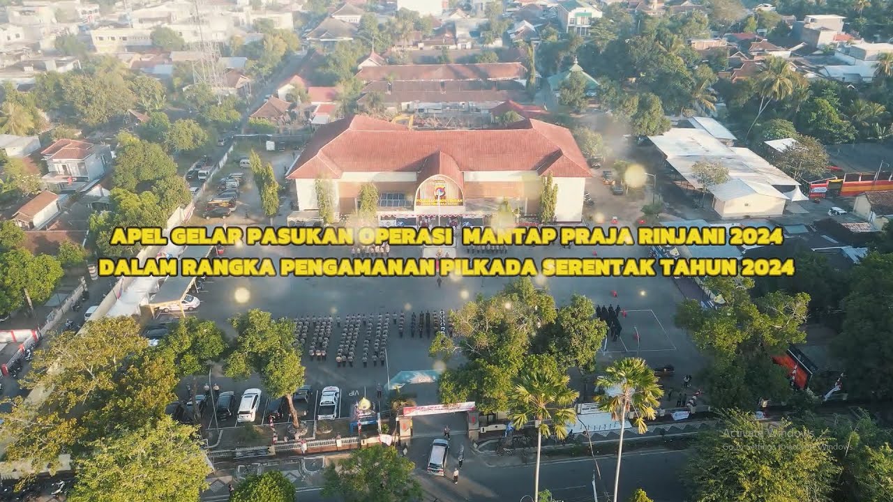 APEL GELAR PASUKAN OPERASI MANTAP PRAJA PENGAMANAN PILKADA SERENTAK 2024