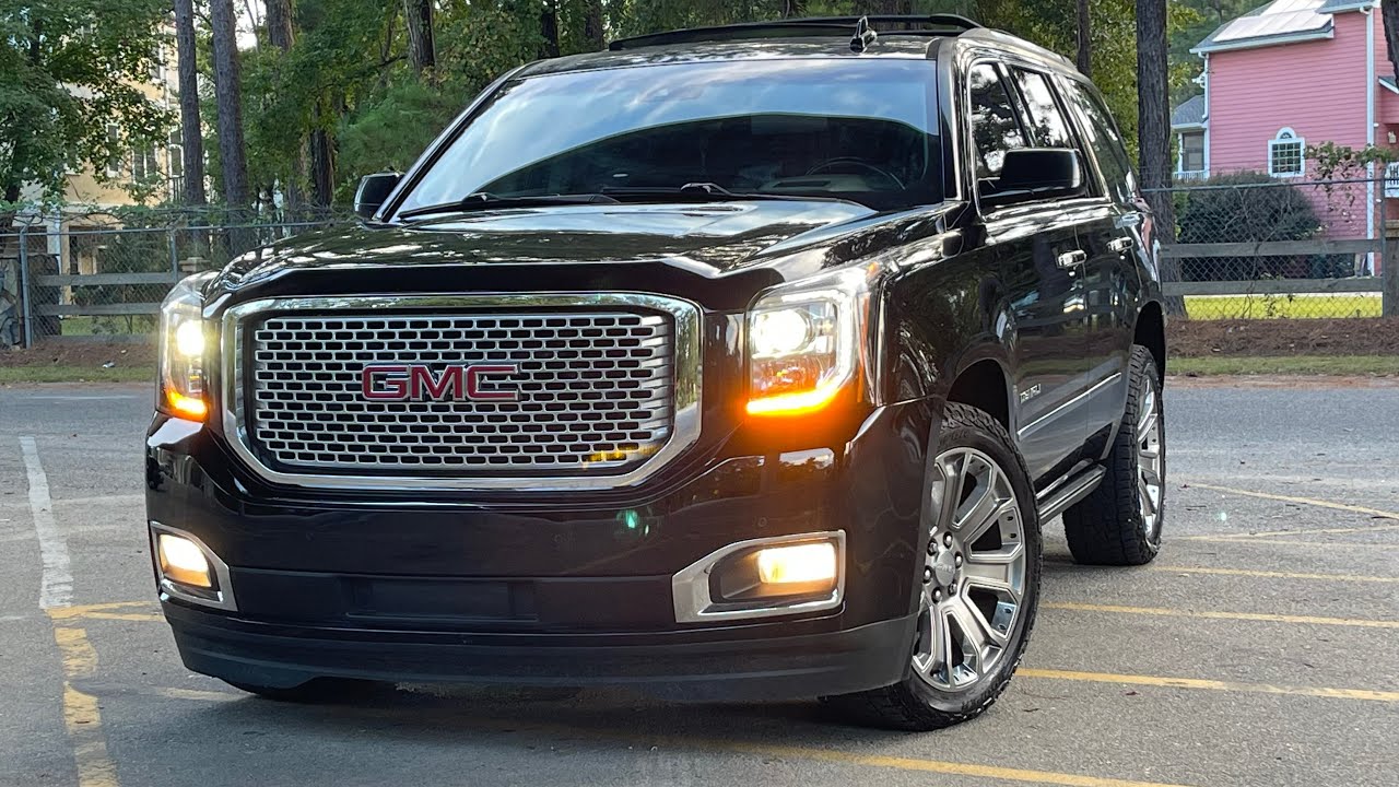 Обзор состояния полноприводного GMC Yukon Denali 2016 года с пробегом 155 тыс. долларов за 19 975...