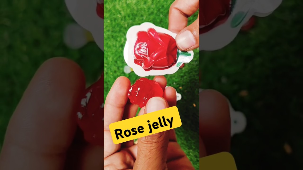 Rose jelly unboxing @ChocoLinkar #shorts #satisfyingvideo