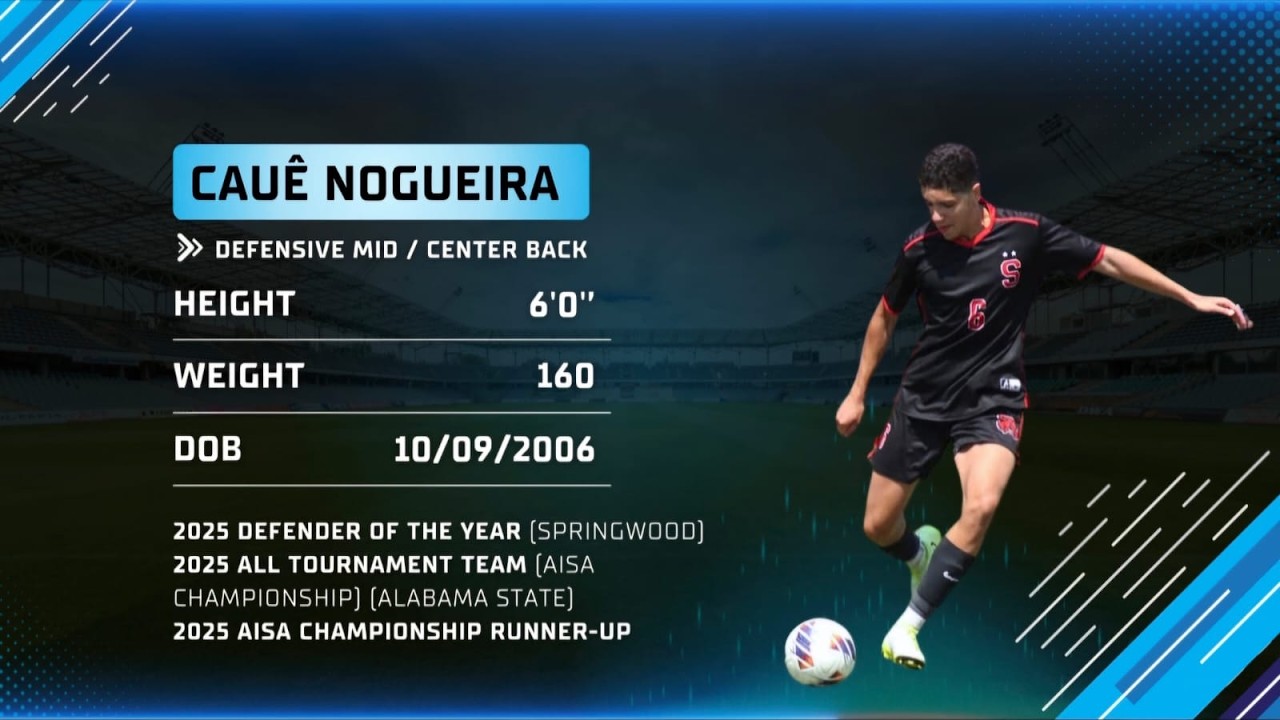 Soccer recruit - Caue Nogueira - Center Midfielder / Defensive midfielder