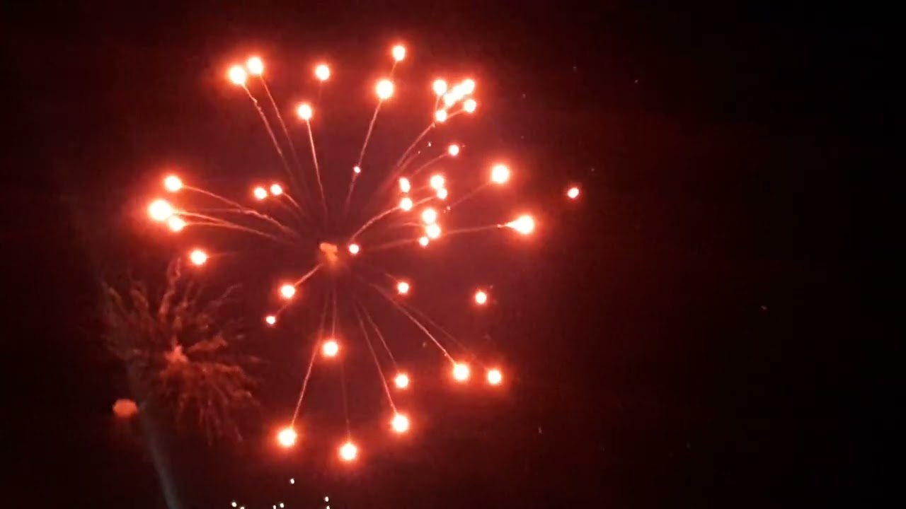 August 20,2016 Clairton park pa fireworks after the fireman's parade fir
