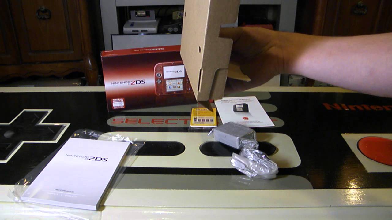 2DS Crystal Red Unboxing