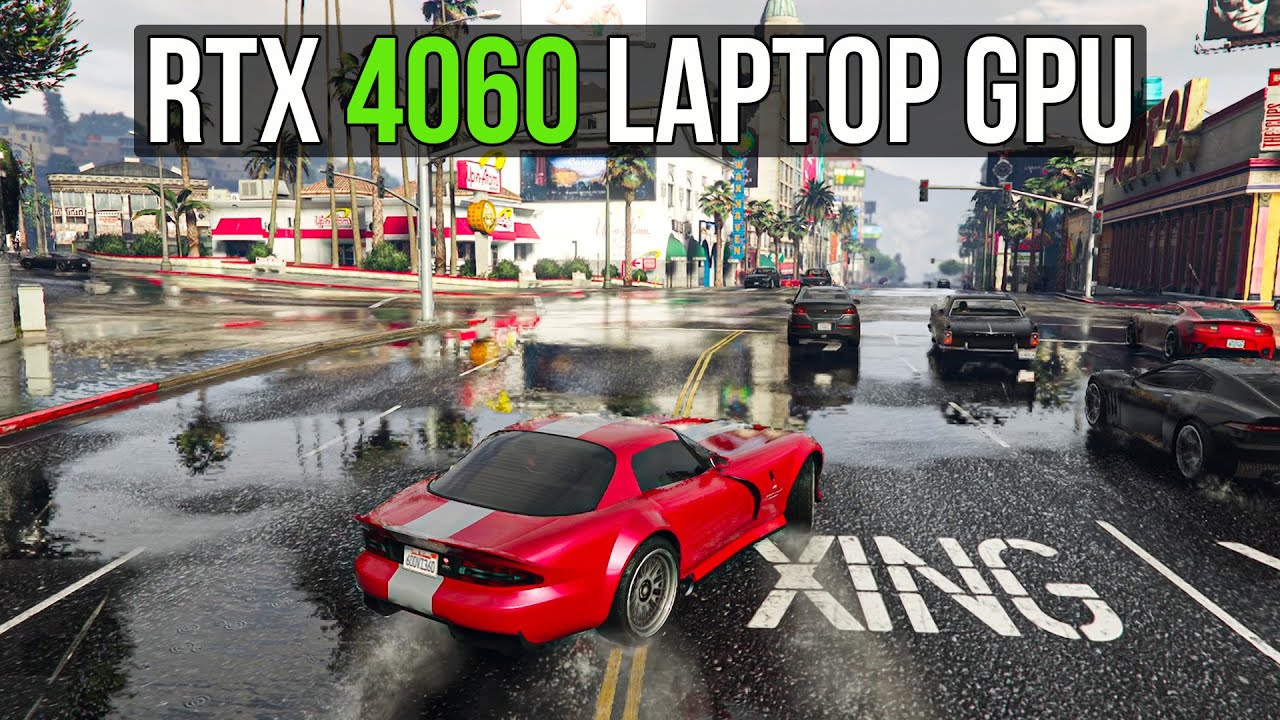 GTA 5 Enhanced with Ray Tracing on RTX 4060 Laptop GPU + R7 7435HS
