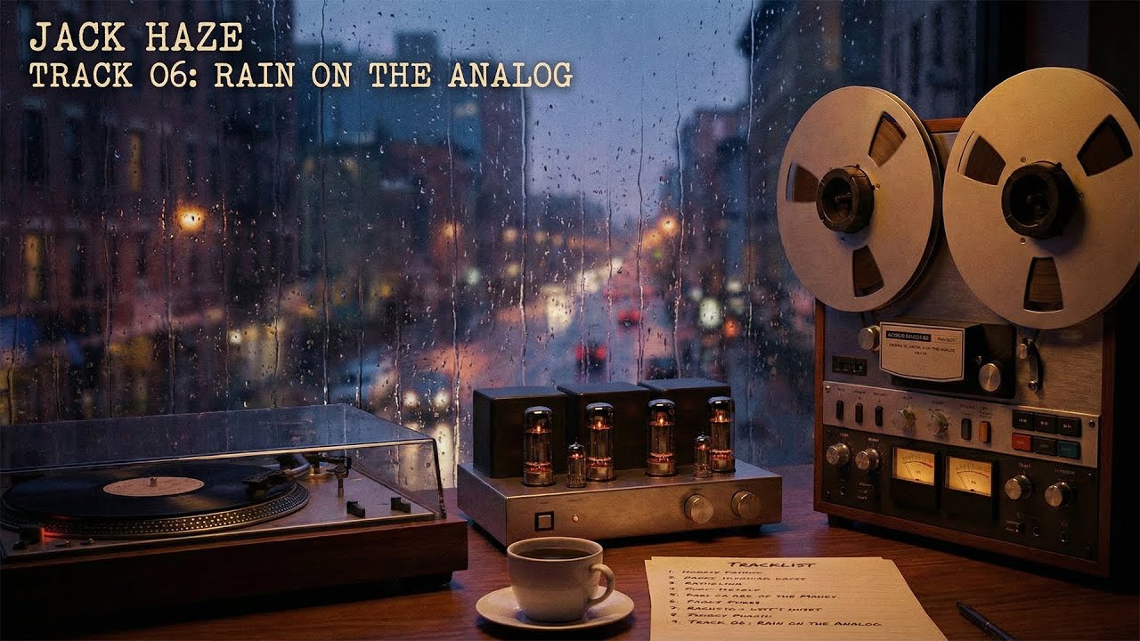 Rain on the Analog - Jack Haze | Relaxing Lofi Guitar & Rain ASMR