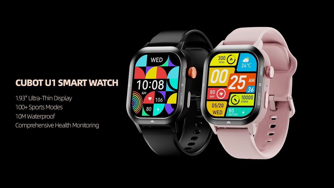 Track Your Health with the Cubot U1 Smart Watch: Precision Meets Style!