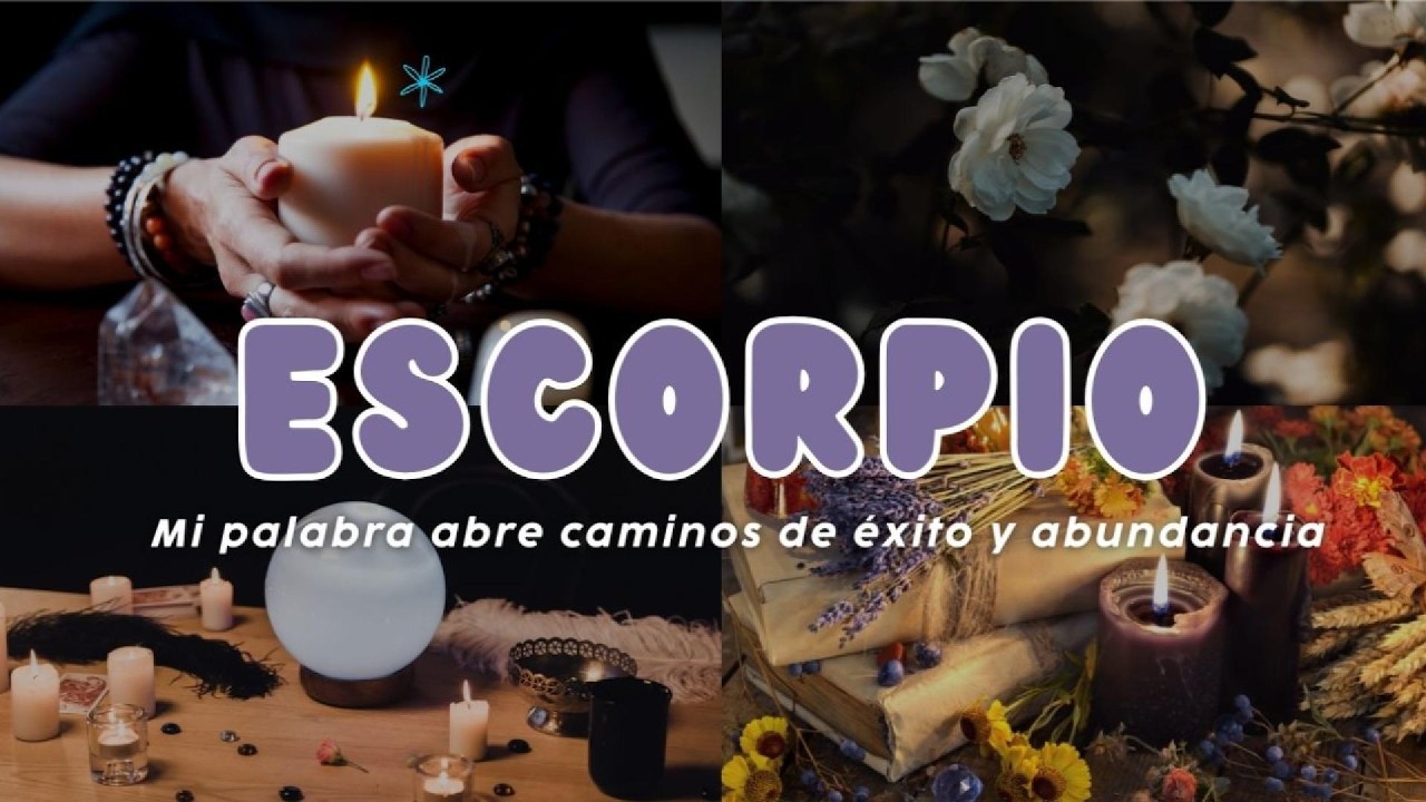 ESCORPIO ♏ Tu voz es tu poder… Claridad mental, éxito laboral y un amor verdadero aparece. #scorpio
