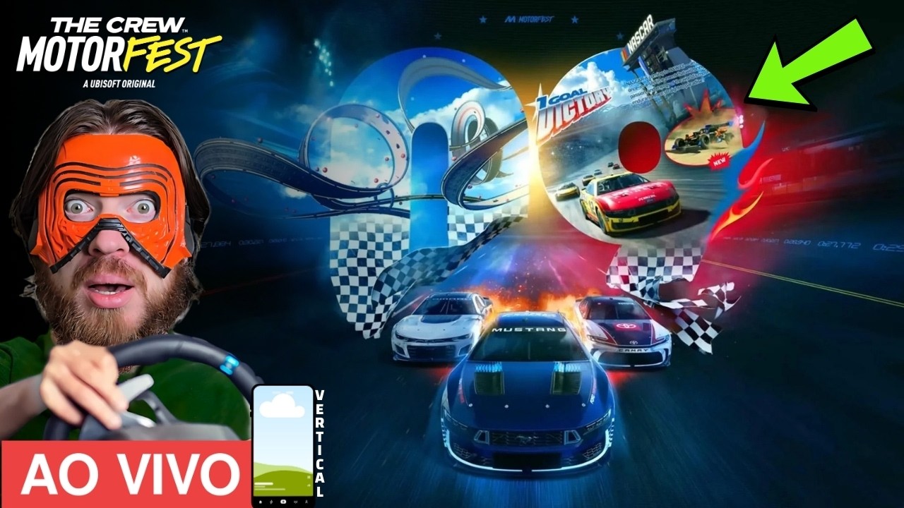 🔴📱 É HOJE! O GRANDE AQUECIMENTO NASCAR: Prepare-se para a Season 9 de The Crew Motorfest!