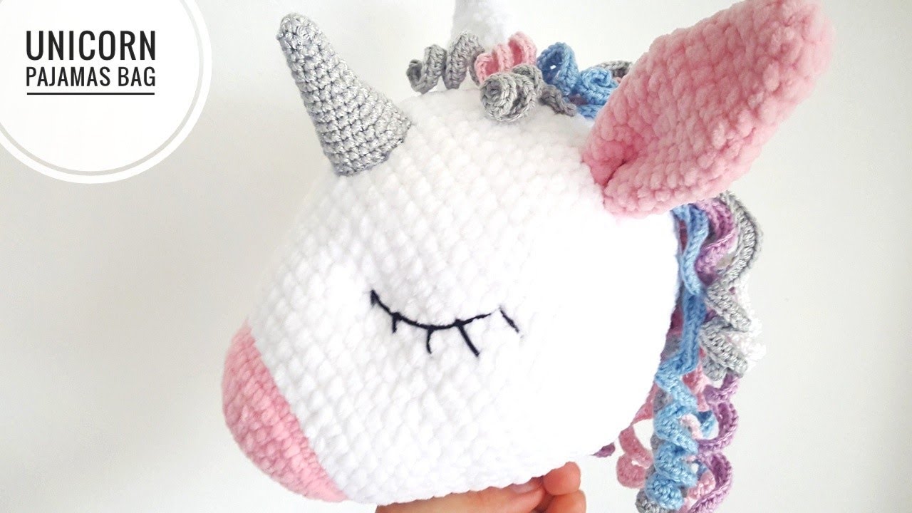UNICORN pajamas bag tutorial Part 1