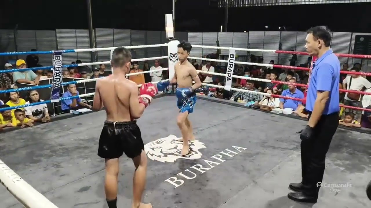 ระฆังทอง ส.บุญเสน่ห์ยิม vs ฉลามขาว แสงเพชรนารายณ์ ศึกมวยไทย พิทักษ์ชายแดน 04/10/68
