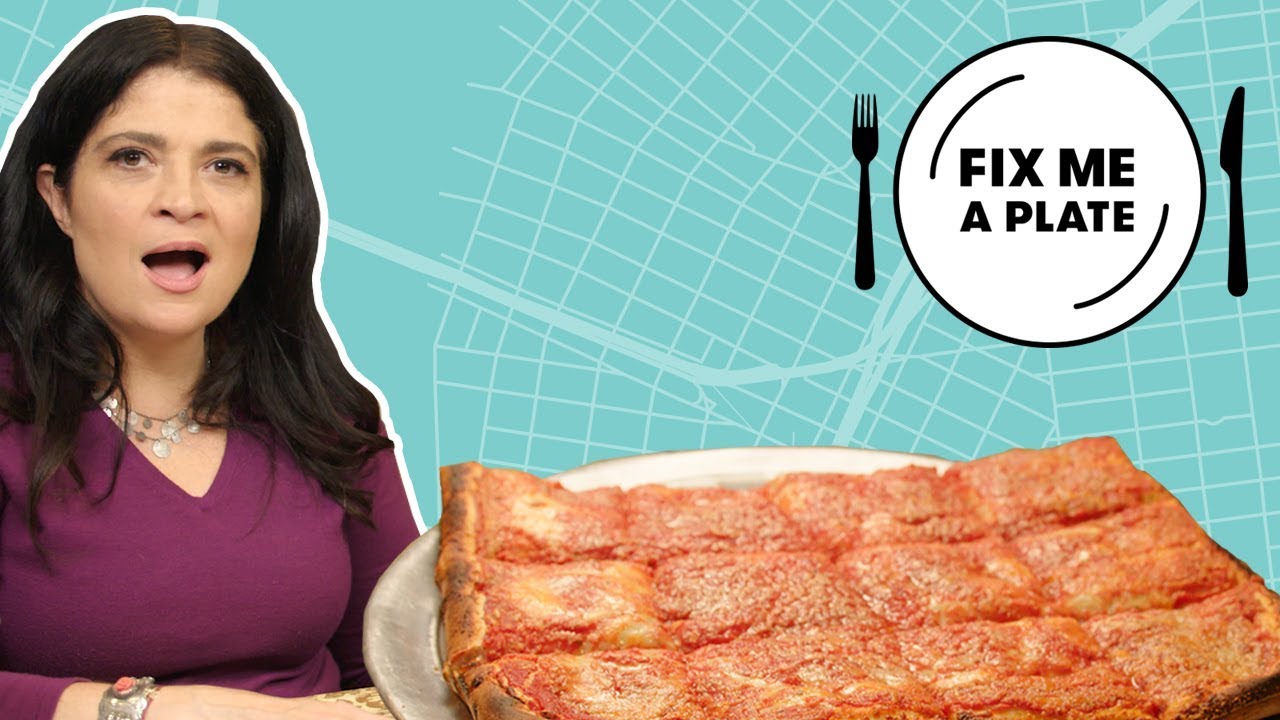 Spumoni Gardens' Sicilian-Style Square Pizza | Fix Me a Plate with Alex Guarnaschelli | Food Network
