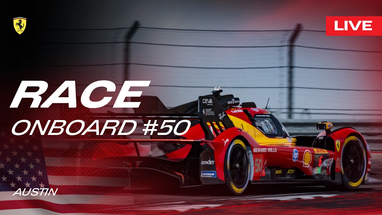 LIVE RACE Onboard car #50 for Lone Star Le Mans | Ferrari Hypercar