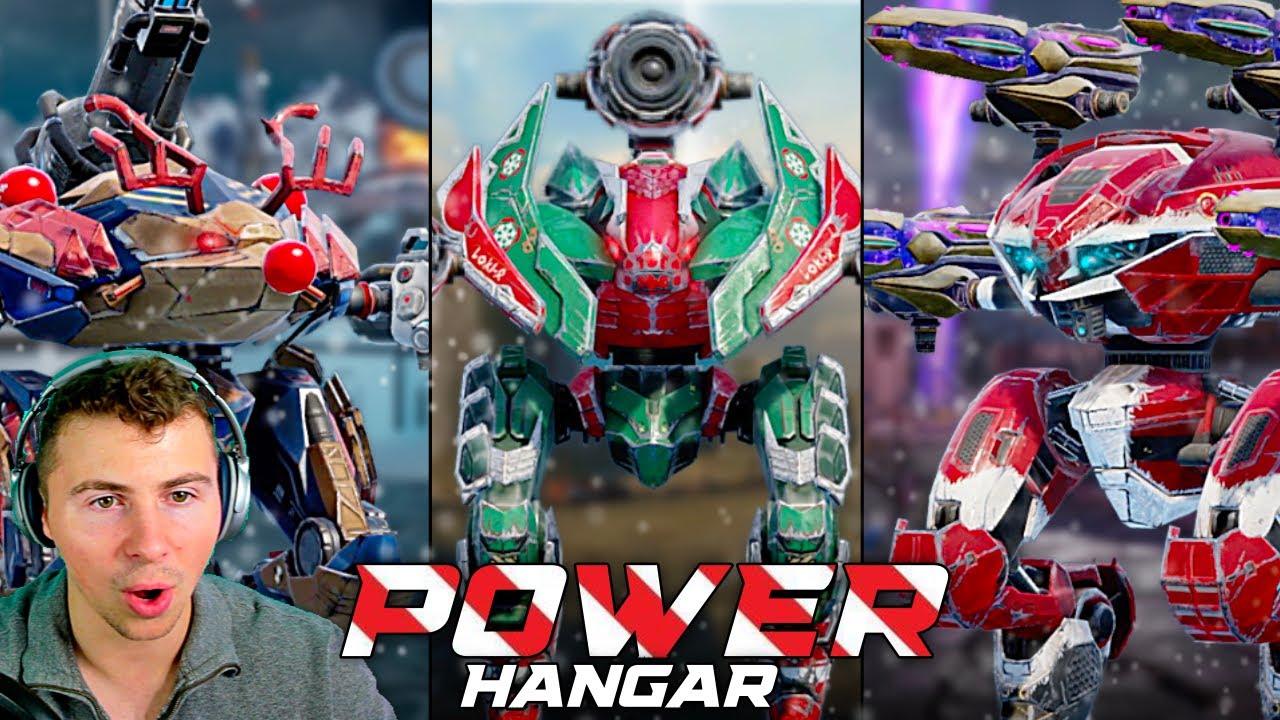 Boosted 'Giftbringer' Fenrir Annihilates NEW Bots... Christmas POWER Hangar | War Robots