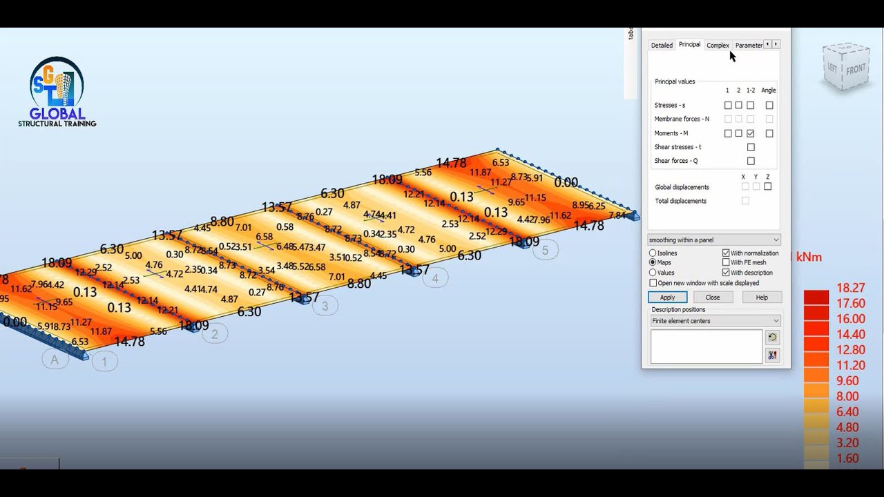 Robot Structural Analysis Professional 2022  DESIGN OF CONTINUOUS ONE WAY SLABS
