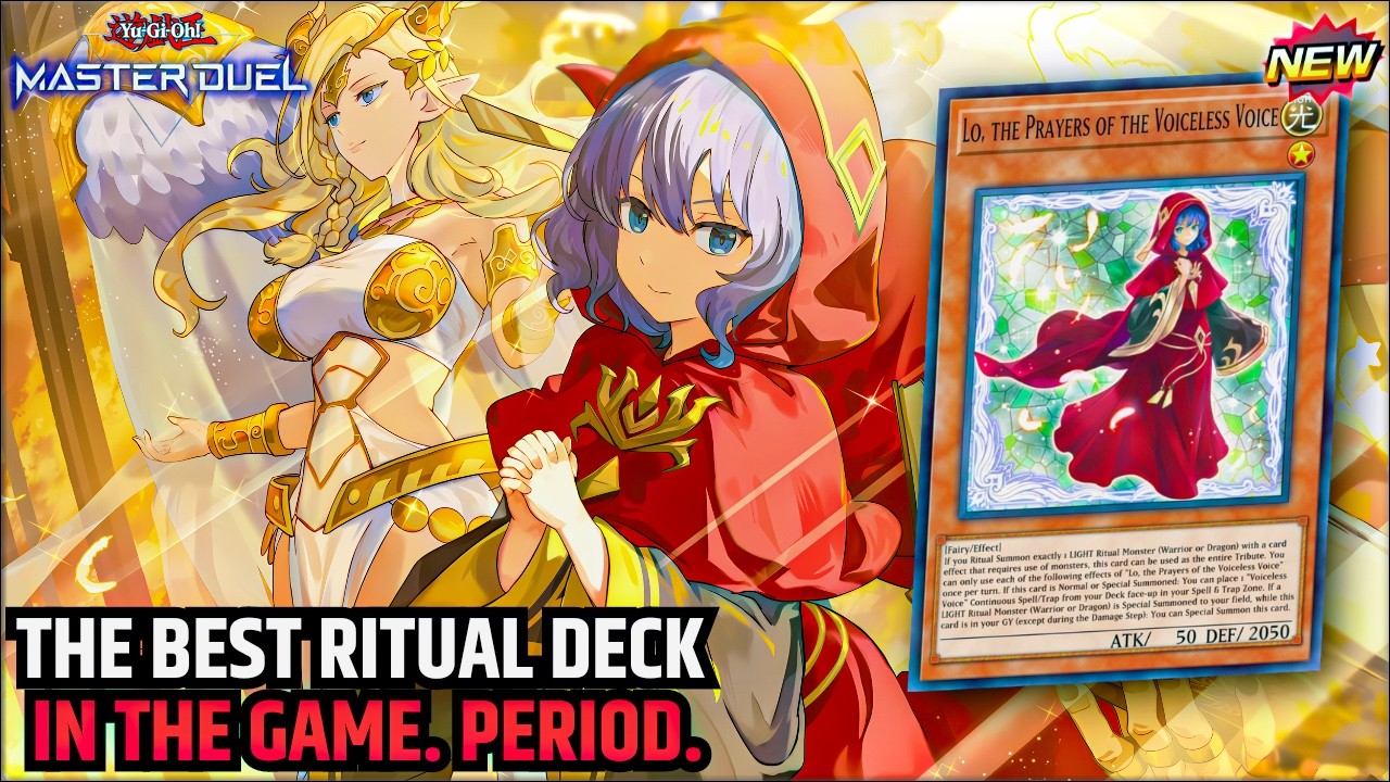 🤐TOP TIER: THE BEST RITUAL DECK IN THE GAME.🤐 - VOICELESS VOICE DECK PROFILE [YU-GI-OH! MASTER DUEL]