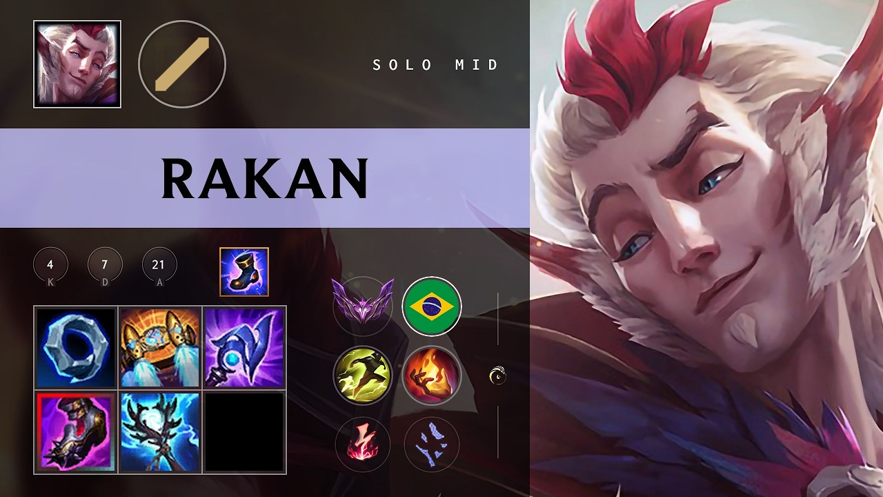 Rakan Mid vs Ahri - BR Master Patch 26.09