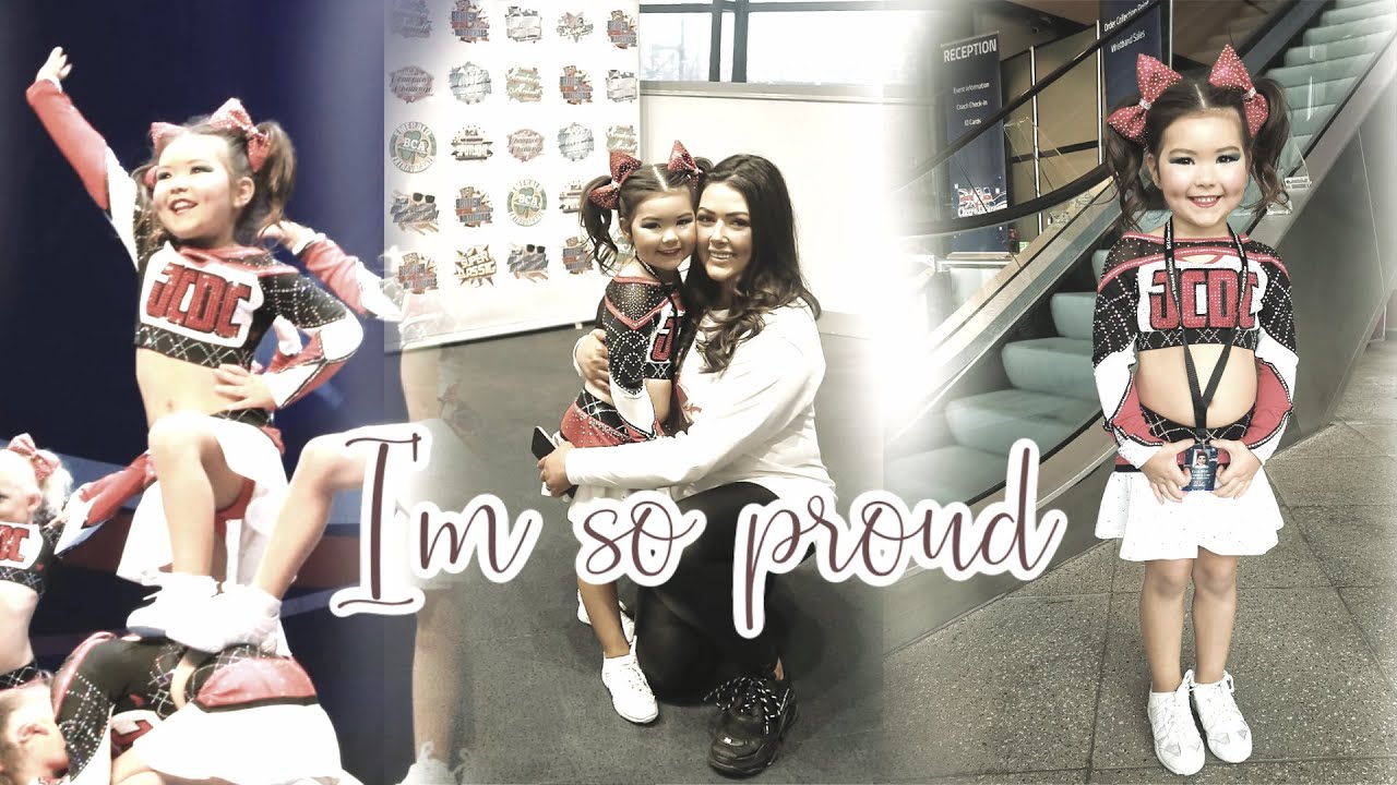 MY DAUGHTER'S 1ST CHEER & DANCE COMPETITION | BCA GLASGOW SCOTTISH SENSATION SECC ARMADILLO