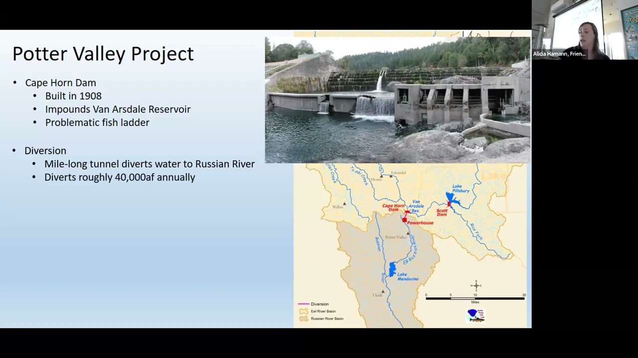 Why the Eel River Dam Removal is Urgent lecture by Alicia Hamann