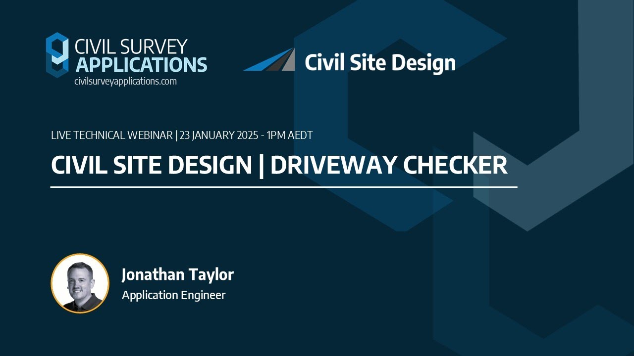 Webinar | Civil Site Design - Driveway Checker