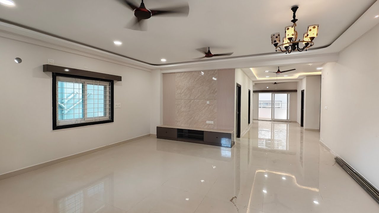 DIRECT OWNER 62000 INR ONLY FURNISHED 2400 SFT 3 BHK FLAT FOR RENT HYDERABAD ELIP PROPRENT