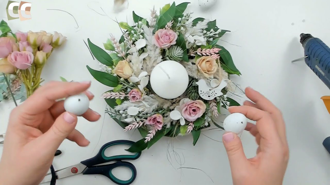 ✂ Jak zrobić stroik wielkanocny - Easter decoration