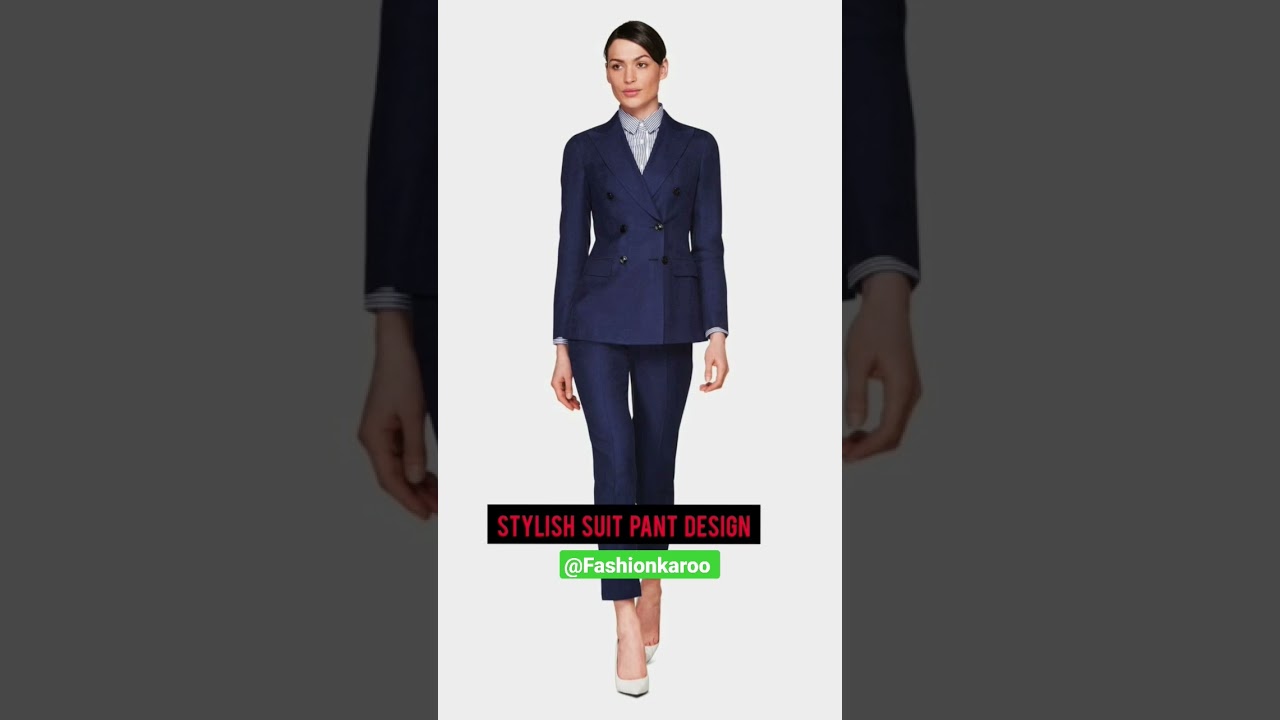 stylish suit pant design #pantsuits #pantsuitdesigns #pantsuit #viralvideo #youtubeshorts #viral