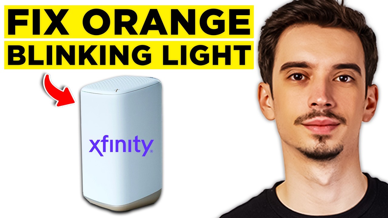 How To Fix Orange Blinking Light on Xfinity Router (2026) - Full Guide!