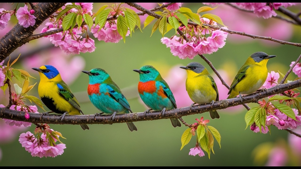 Beautiful Relaxing Piano with Bird Sounds | Calm Nature Music for Deep Focus & Healing