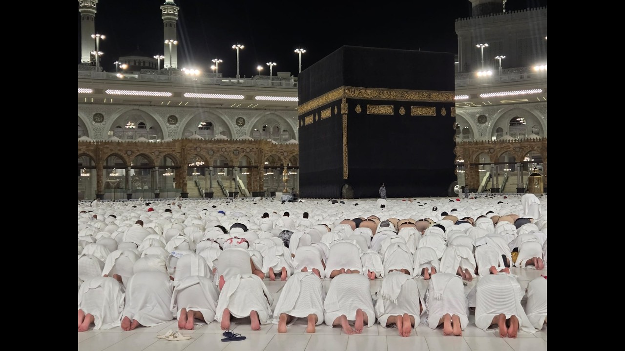 Namaz tarawih in haram Makkah by Abdul Rahman sundaes 6th Ramadan