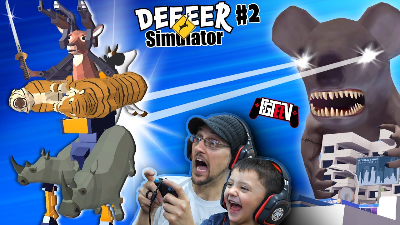 Deeer Simulator 2!! The GIANT Koala Strikes!  (FGTeeeeeeeeeeV Wipes the Map)