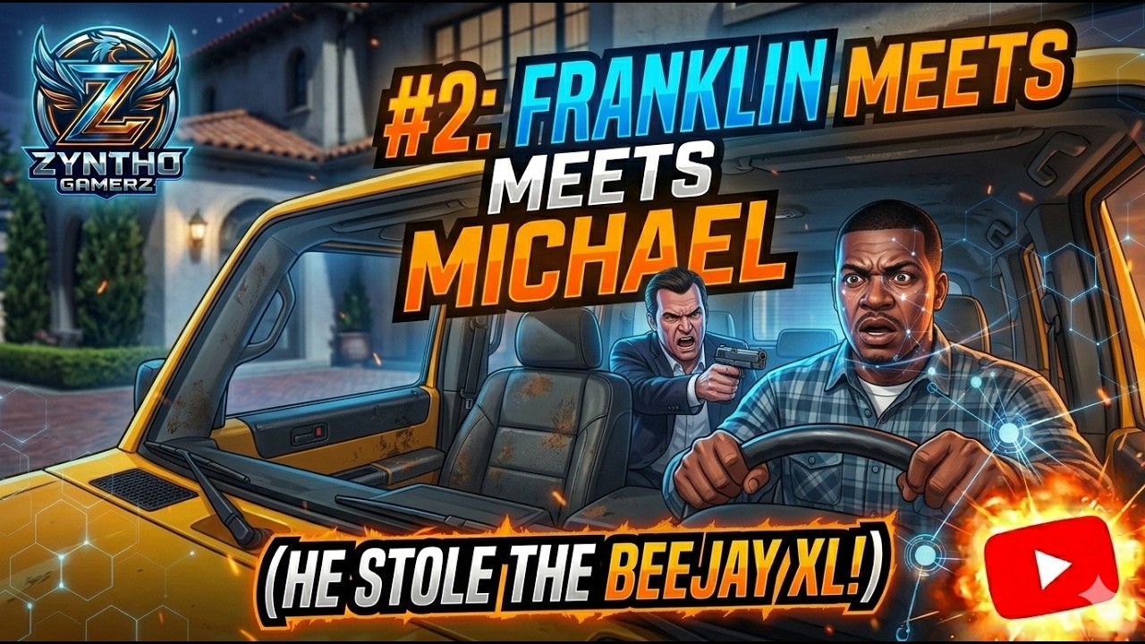 GTA 5 Gameplay #2: FRANKLIN MEETS MICHAEL! (The Yellow Jeep Heist)