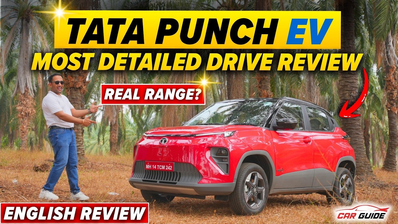 Tata Punch EV Drive Review ⚡️ Tata Electric Car in Rs 10 Lakh ⚡️ Warranty & BaaS 🔥 Punch EV Range ?