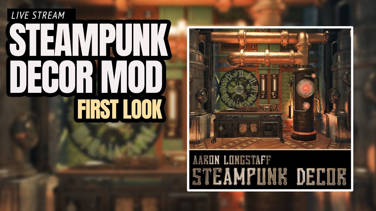 Steampunk Decor Mod FIRST LOOK - Ark Survival Ascended